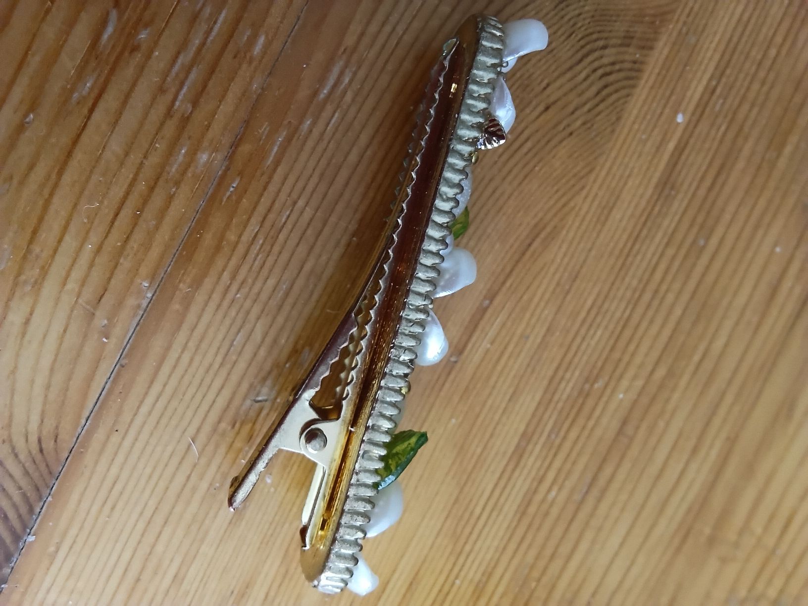 Accessori per capelli: Haarklammer goldfarbig – Nuovo e nell'imballaggio originale da St.Gallen venduto da Kristal54 2