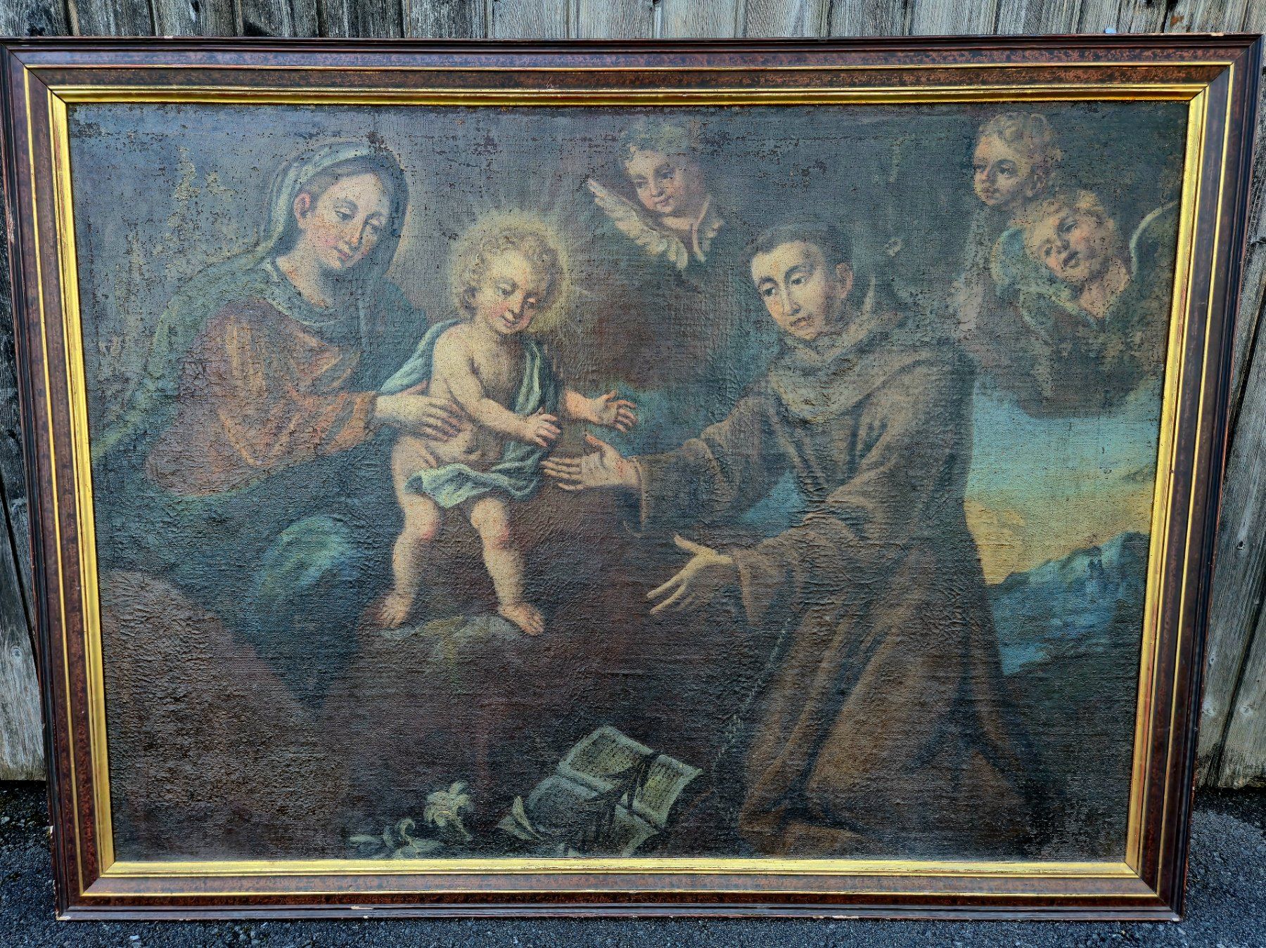 Dipinti: Historisches Ölgemälde Jesuskind – Usato da Rüthi (Rheintal) venduto da Gtech85 3