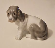 Hübscher vintage Porzellan Hund Beagle? Cocker Spaniel?