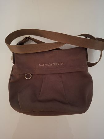 Sac Lancaster Paris marron – Bandoulière réglable Y2K