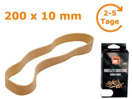 Gummibänder, natur, 200 x 10 mm, 100 g