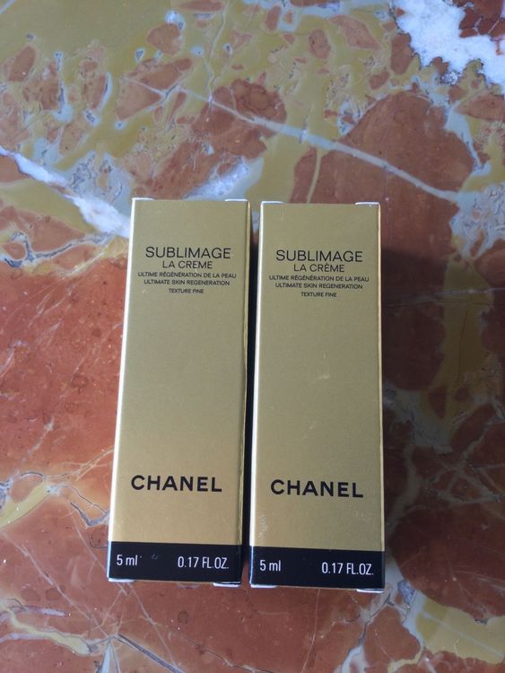 2 x 5 ml CHANEL Sublimage La Crème Texture Fine (Neu und ...