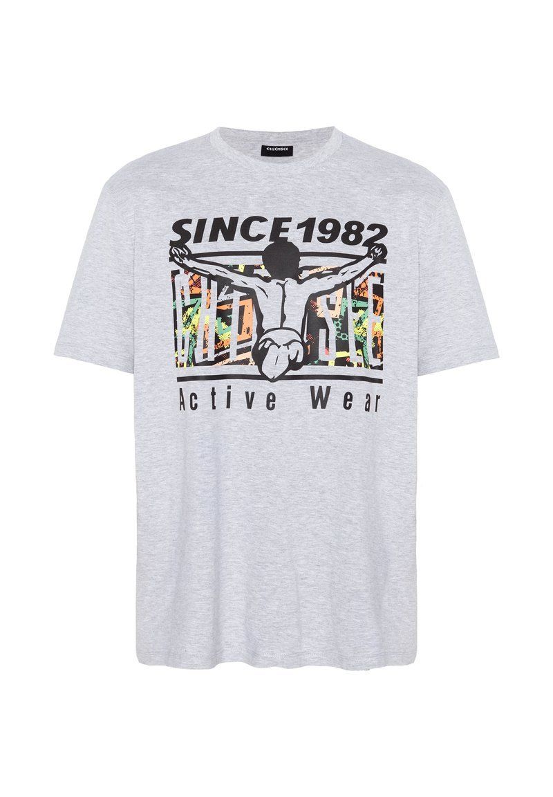 Chiemsee T-shirt: Chiemsee Herren T-Shirt Regular Fit Grau – Nuovo e nell'imballaggio originale da Boswil venduto da UrbanWave-Original12