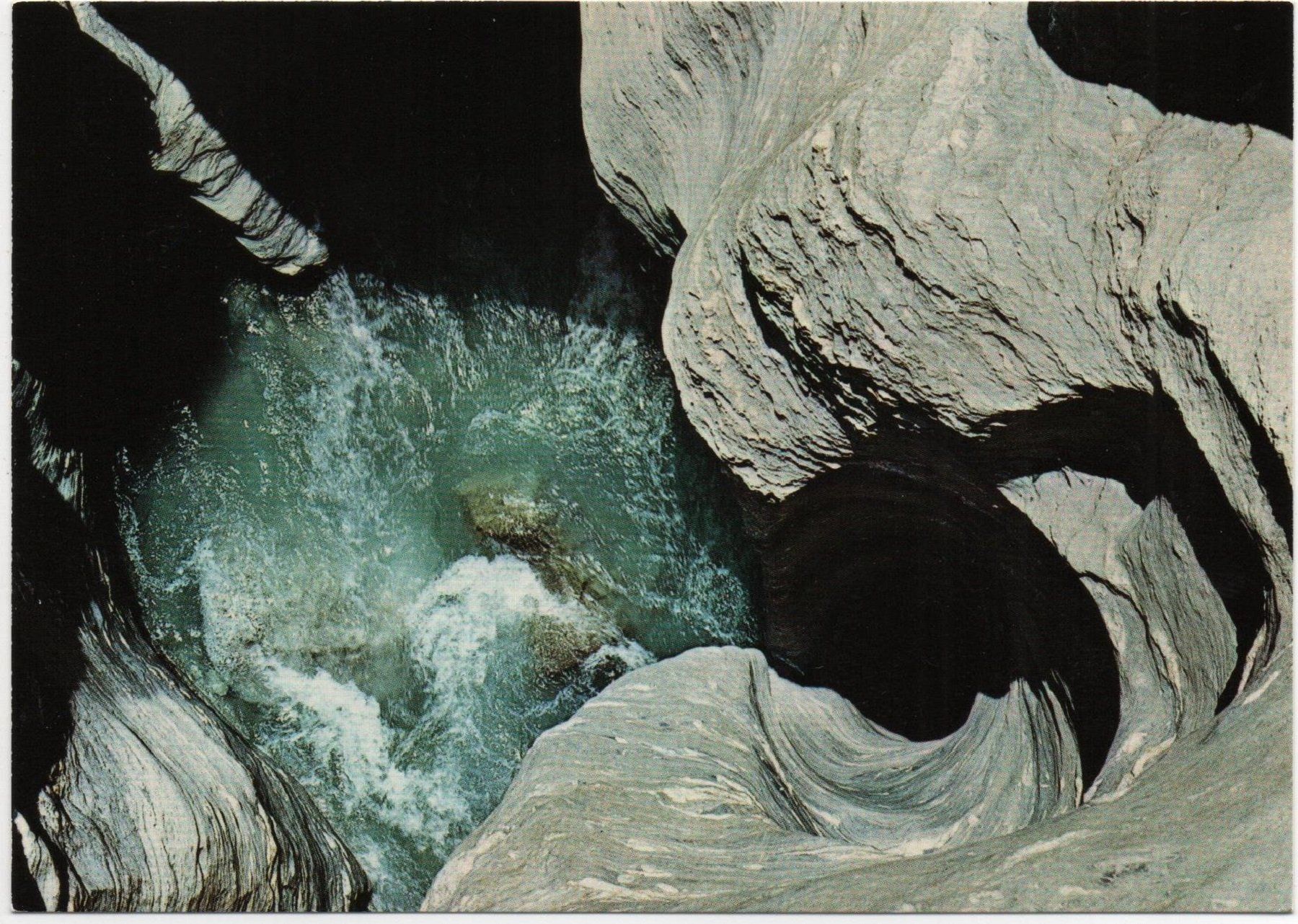 Ansichtskarten: THUSIS Viamala-Schlucht, Gletschermühle (Studeltopf) – Neu (gemäss Beschreibung) aus Jona von philajona