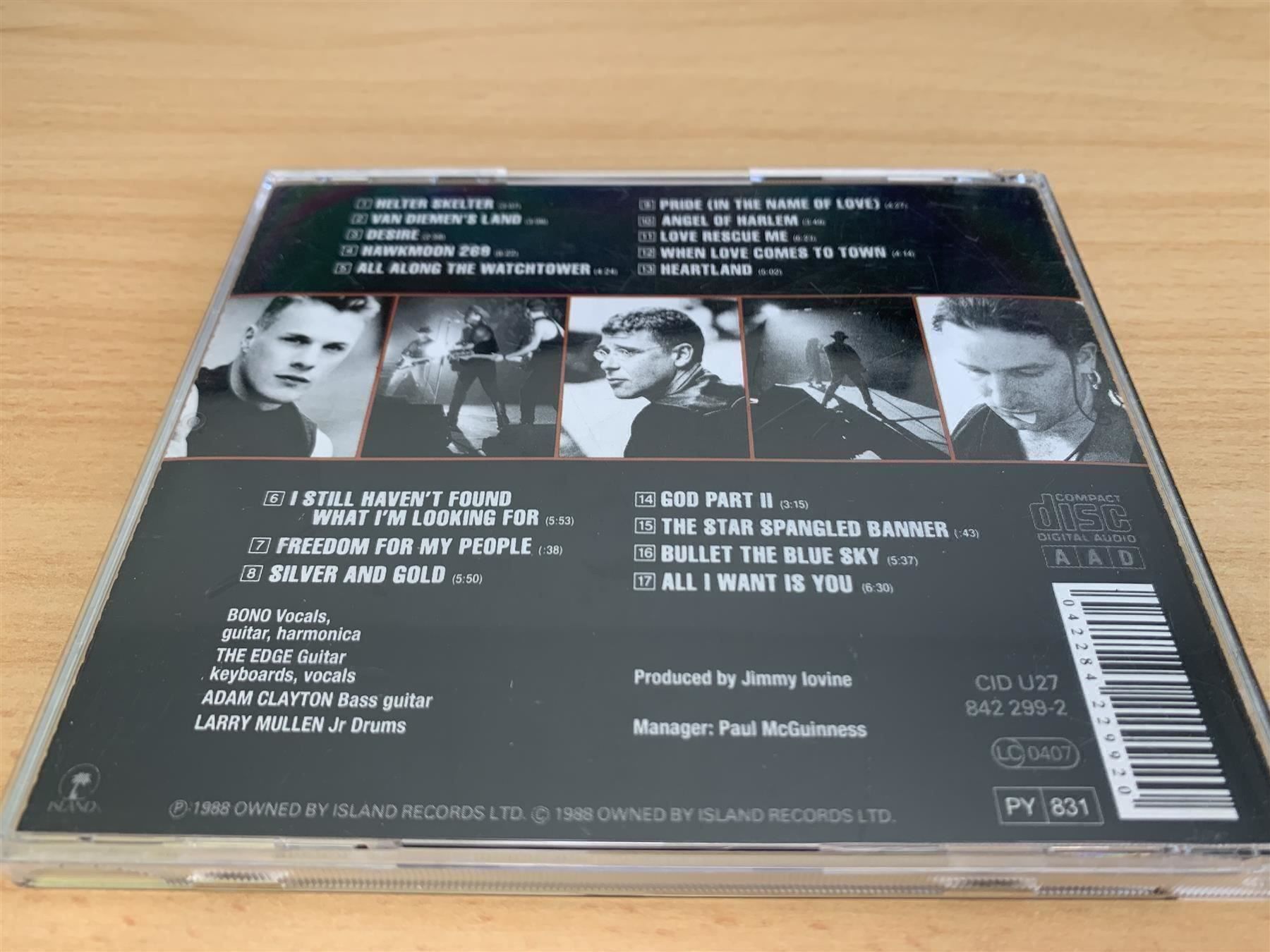 CD: U2 – Rattle And Hum – Usato da Rikon im Tösstal venduto da Alpenmutz 1