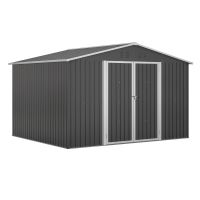 Gerätehaus 202x260x191cm schwarz