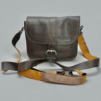 Sac bandoulière Paul Marius cuir brun