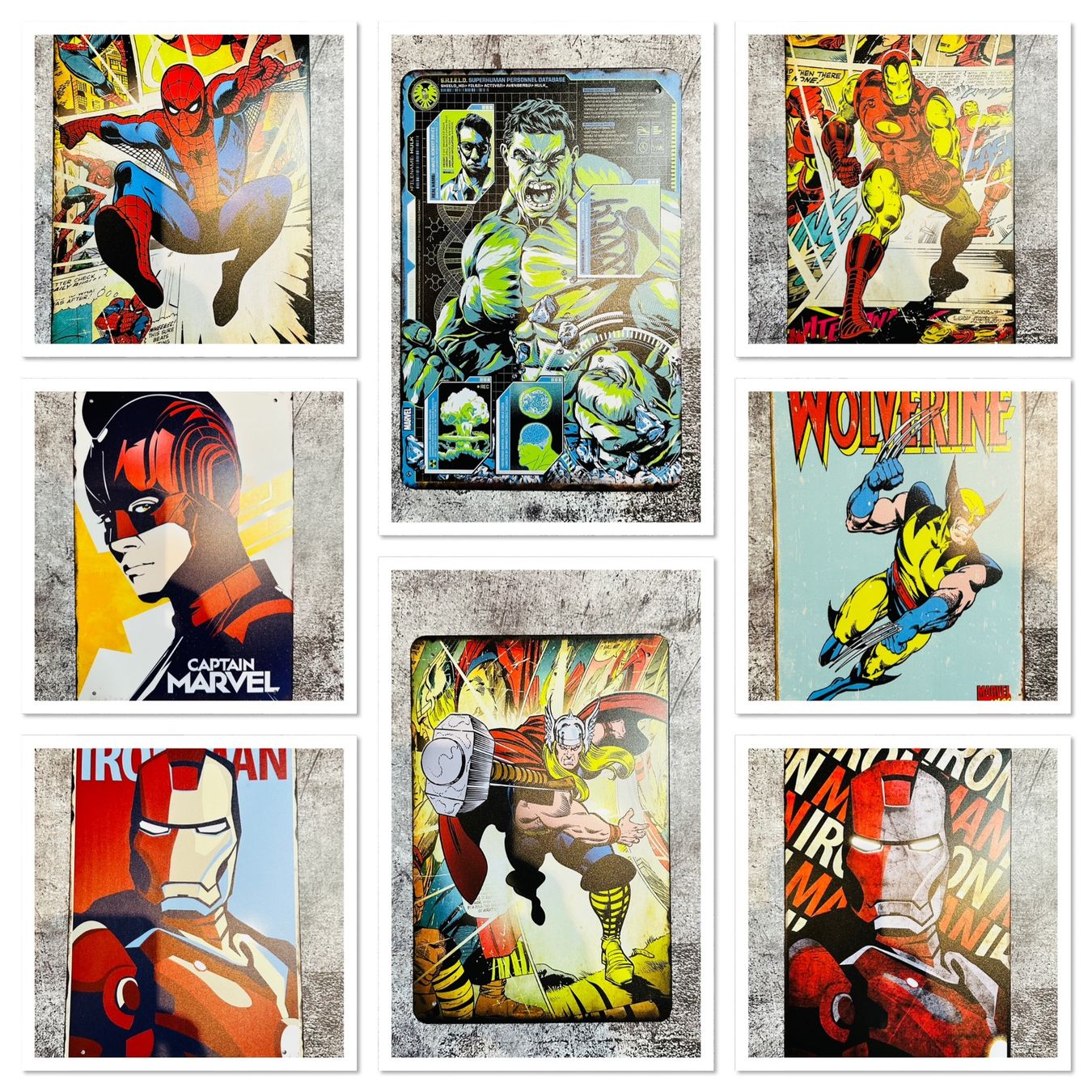 Insegne: Marvel Helden Blechschild Metallblechschild 20x30 cm – Nuovo e nell'imballaggio originale da Balsthal venduto da Menis-Shop2 1