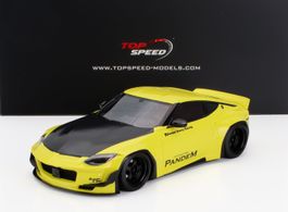 NISSAN FAIRLADY Z (RZ34) PANDEM COUPE 2022 - YELLOW 1/18 NEU