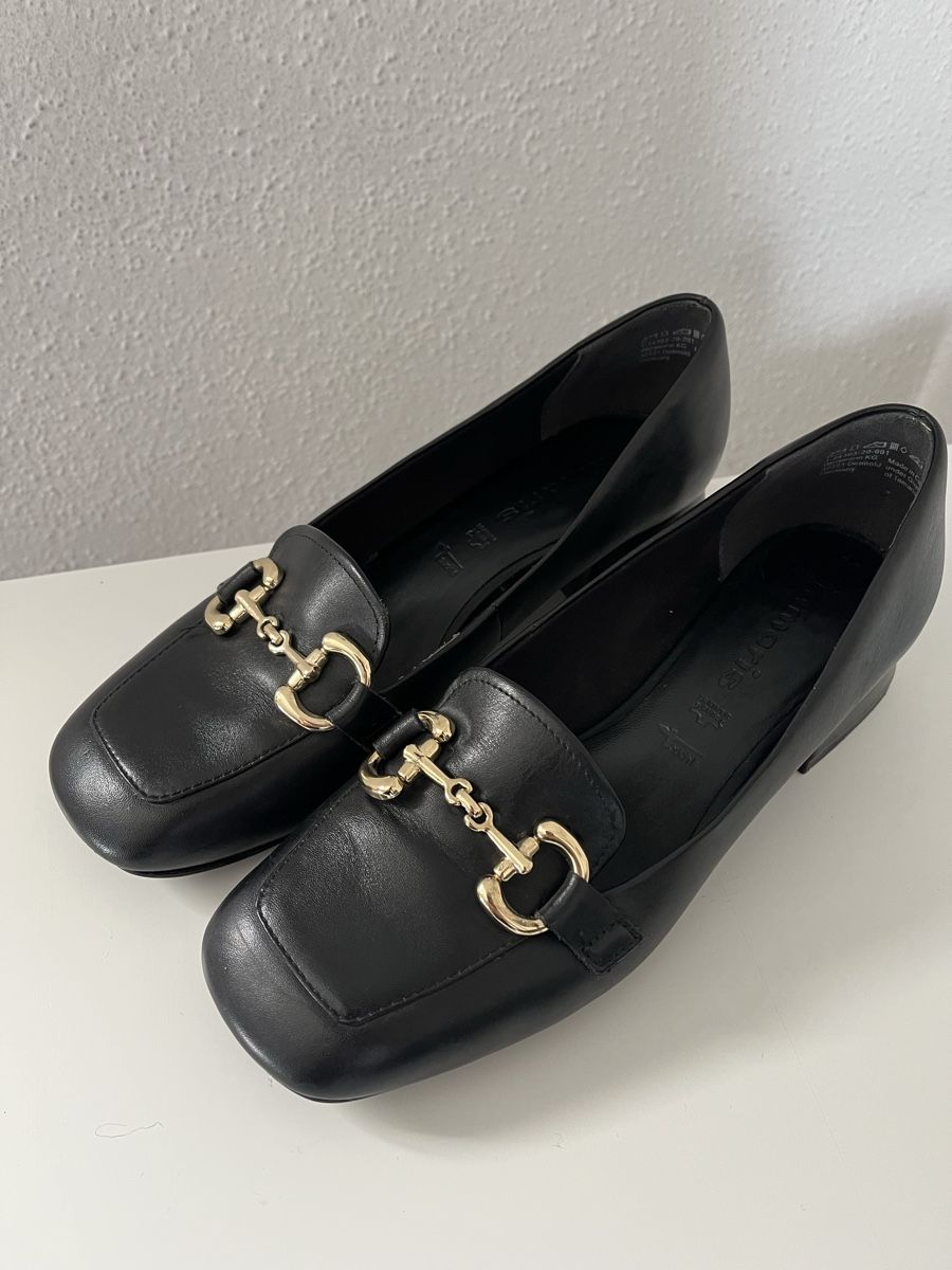 Tamaris Scarpe da donna: Tamaris Lederballerinas mit Absatz – Usato da Flawil venduto da lic_d9fc 1