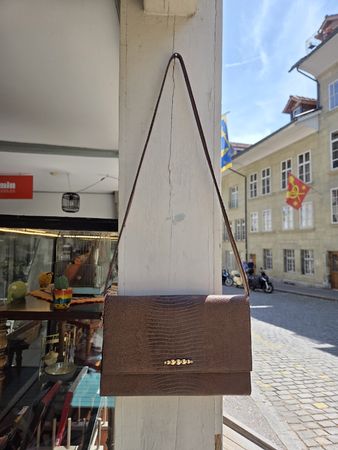 ❗SALE ❗Vintage 70er Clutch Tasche Braun