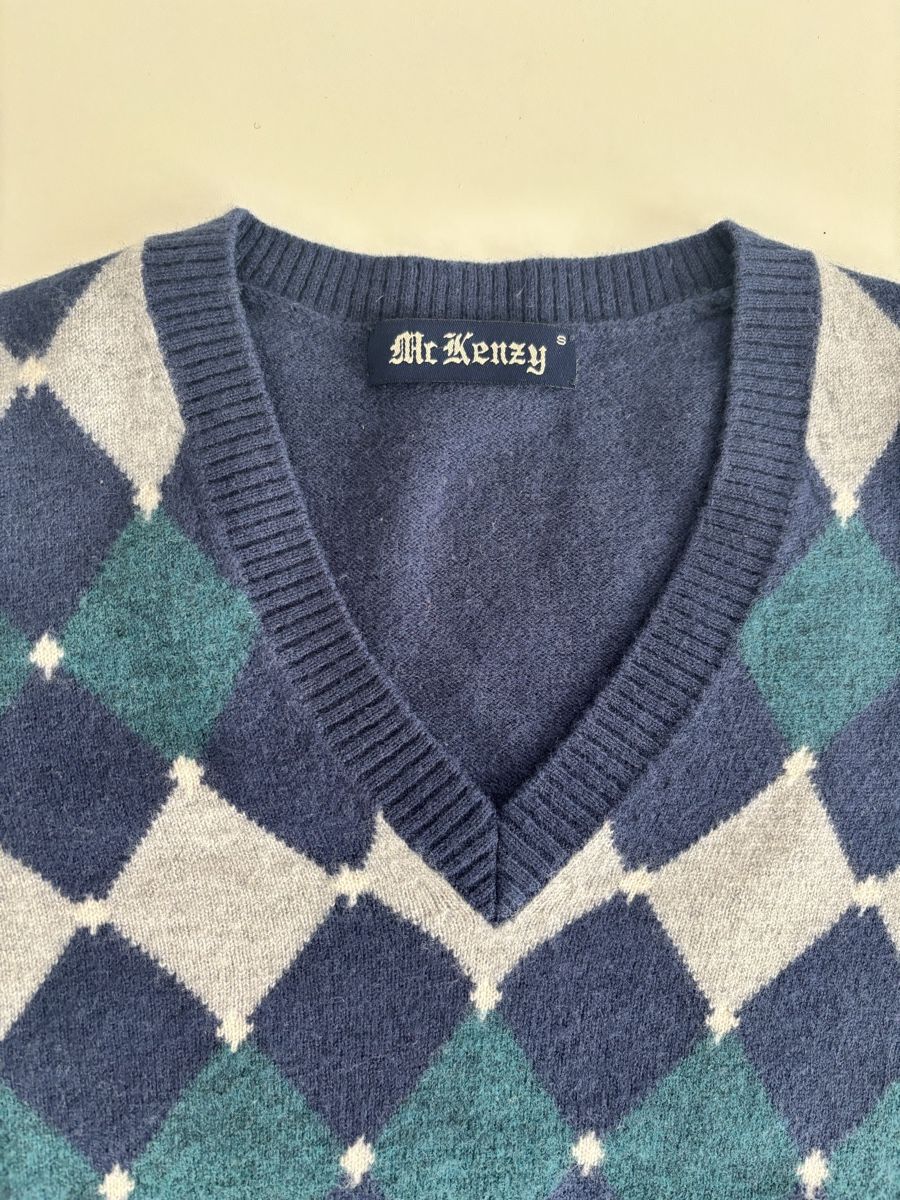 Maglioni & Felpe: McKenzy Pullover mit Rautenmuster, Grösse S – Usato da Luzern venduto da bbaarrbbaarra 2