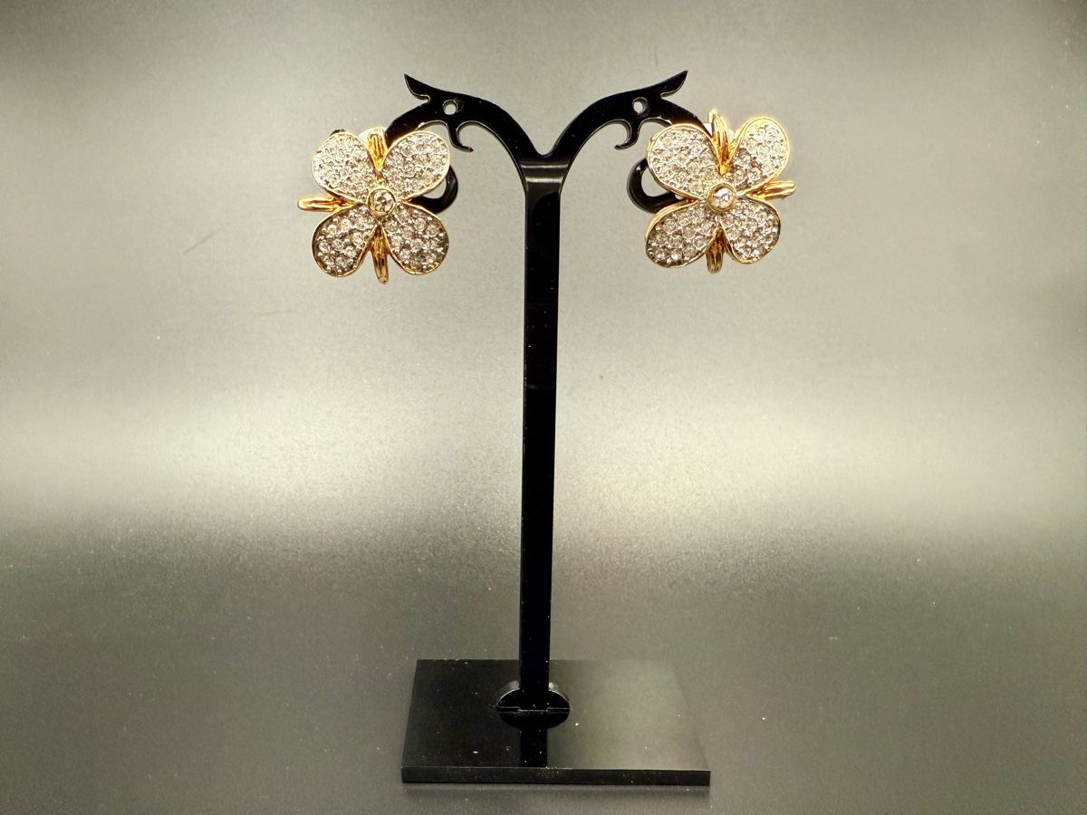 Orecchini pendenti & Orecchini a lobo: Vintage-Ohrringe Goldfarben – Usato da Lamone venduto da LaCantinaMagica 3