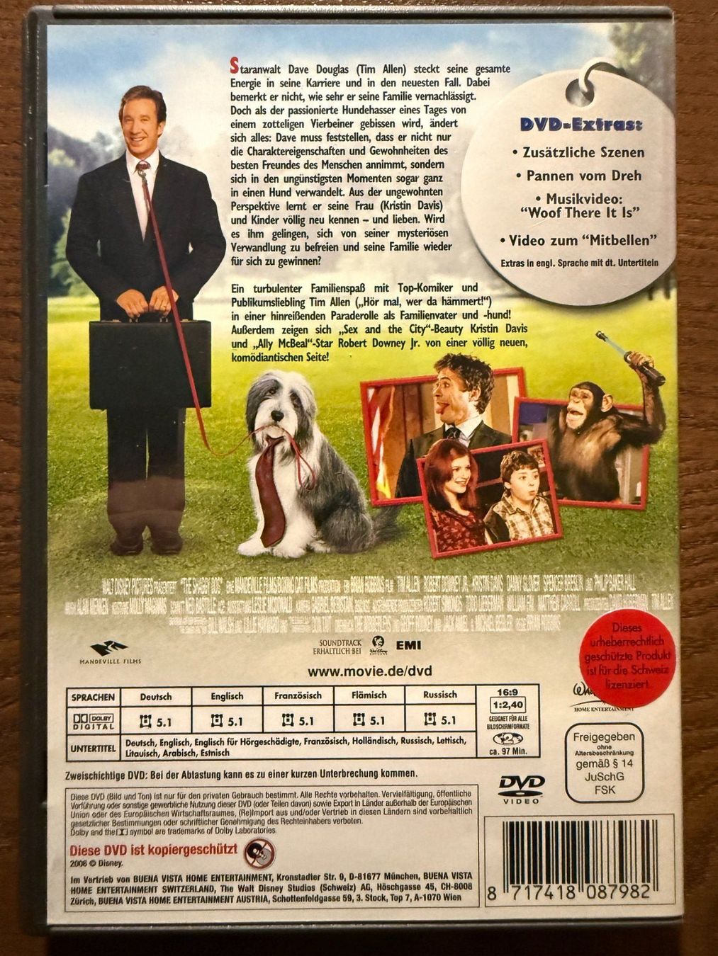 Tutti i DVDs: Shaggy Dog - Hör mal, wer da bellt – Usato da Zürich venduto da FilmFreunde 1