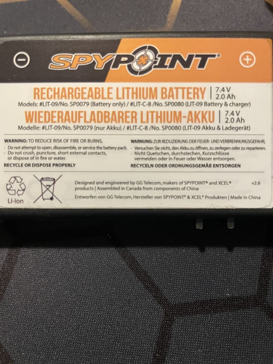 Accus: SpyPoint Lithium-Akku 7.4V - Neu – Neuf (Voir description) à Niederuzwil par adr_yf6d 3