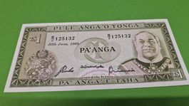 1 Pa'anga Tonga 30. Juni 1989 Banknote guter Zustand