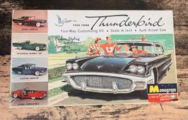 Karton von Monogram 1958 Ford Thunderbird, mit Ersatzteile