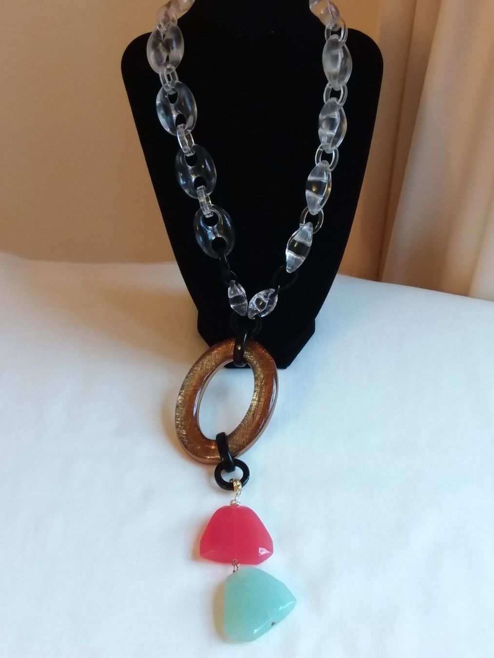Catenine: Vintage 80er Jahre Statement Halskette Collier – Usato da Zürich venduto da gutsan 7