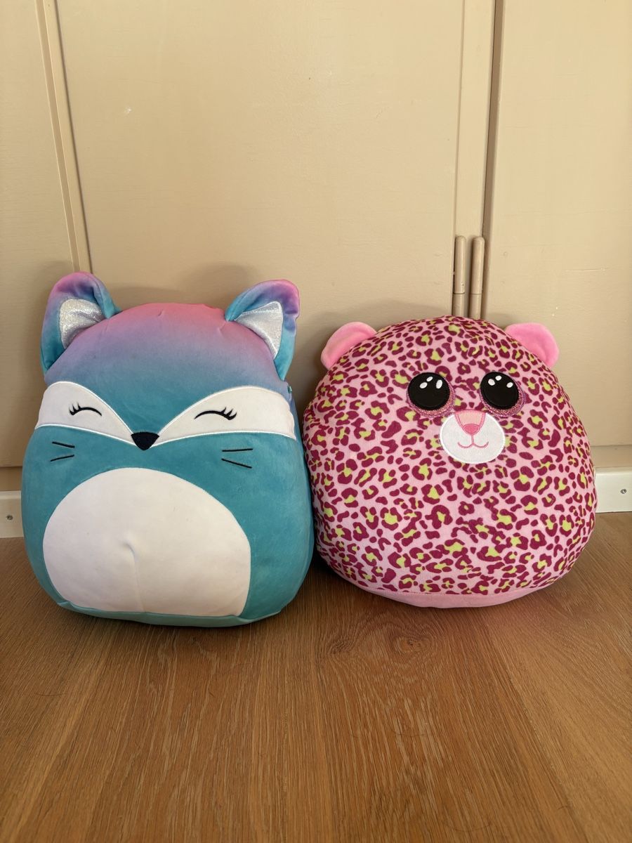 Squishmallows Giocattoli: Zwei Plüschtiere von Ty/Squishmallows – Usato da Winterthur venduto da ch12-