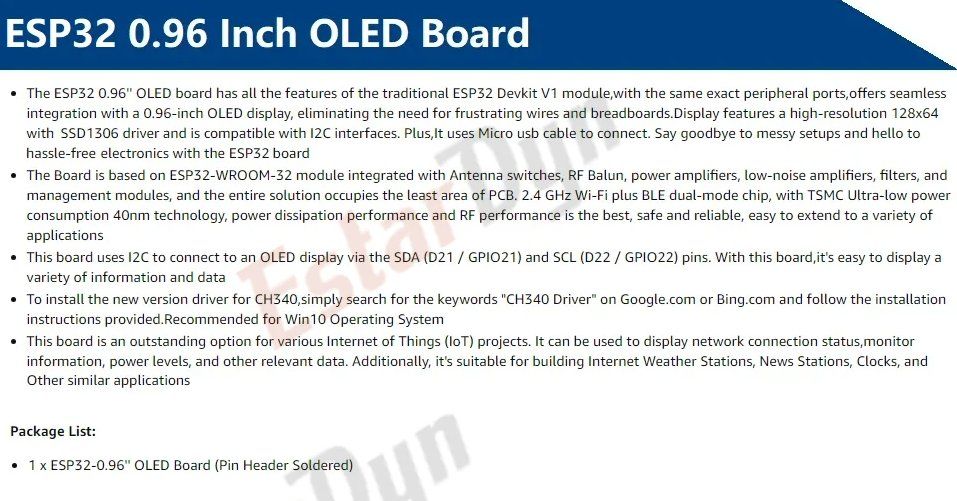 Componenti elettronici: NodeMCU ESP8266 V3 Development Board CH340 ESP-12F WiFi  – Nuovo e nell'imballaggio originale da Romanshorn venduto da pfimex 1