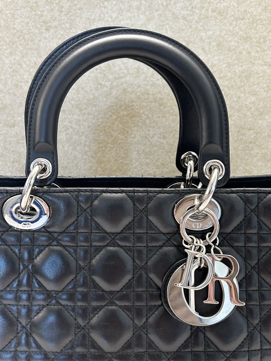 Dior Borse da donna: Dior Medium Vintage schwarze Ledertasche – Usato da Niederglatt ZH venduto da 221100 3