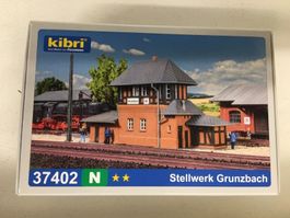 Kibri Spur N Bausatz 37402  Stellwerk Grunzbach neu in OVP