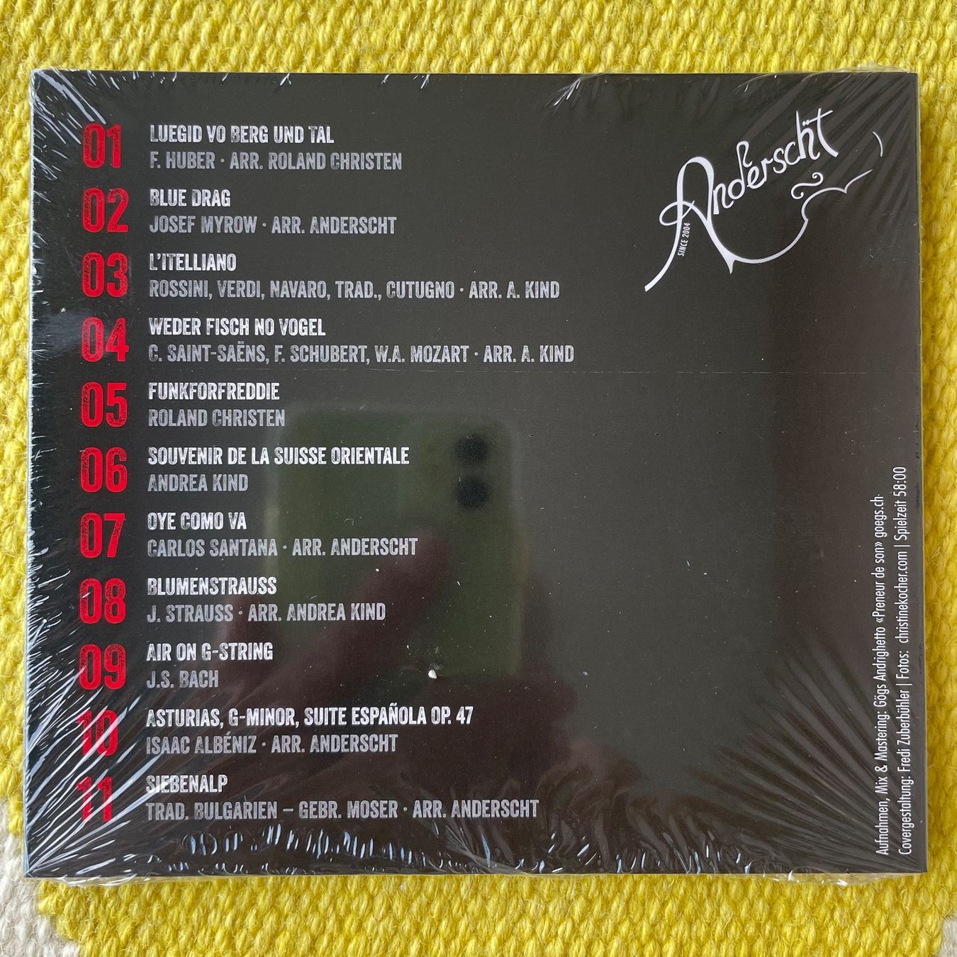 CDs: ANDERSCHT-(NEU) SCHLAGFERTIG (DIGIPACK) – Neuf avec emballage d'origine à Rorschacherberg par CD-Roli 1