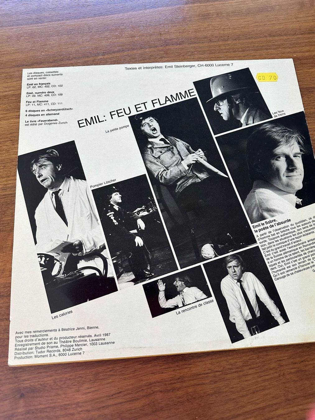 Schallplatten: *   EMIL   * – Gebraucht aus Winkel von zeho 4