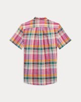 SALE!!! Cotton Madras Short-Sleeve Shirt - Polo Ralph Lauren