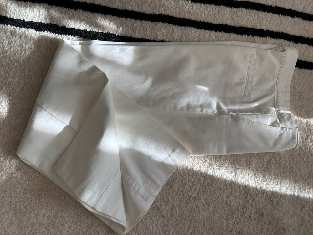 Massimo Dutti Pantaloni: White cotton trousers size 40 – Usato da Horgen venduto da dariajed 4
