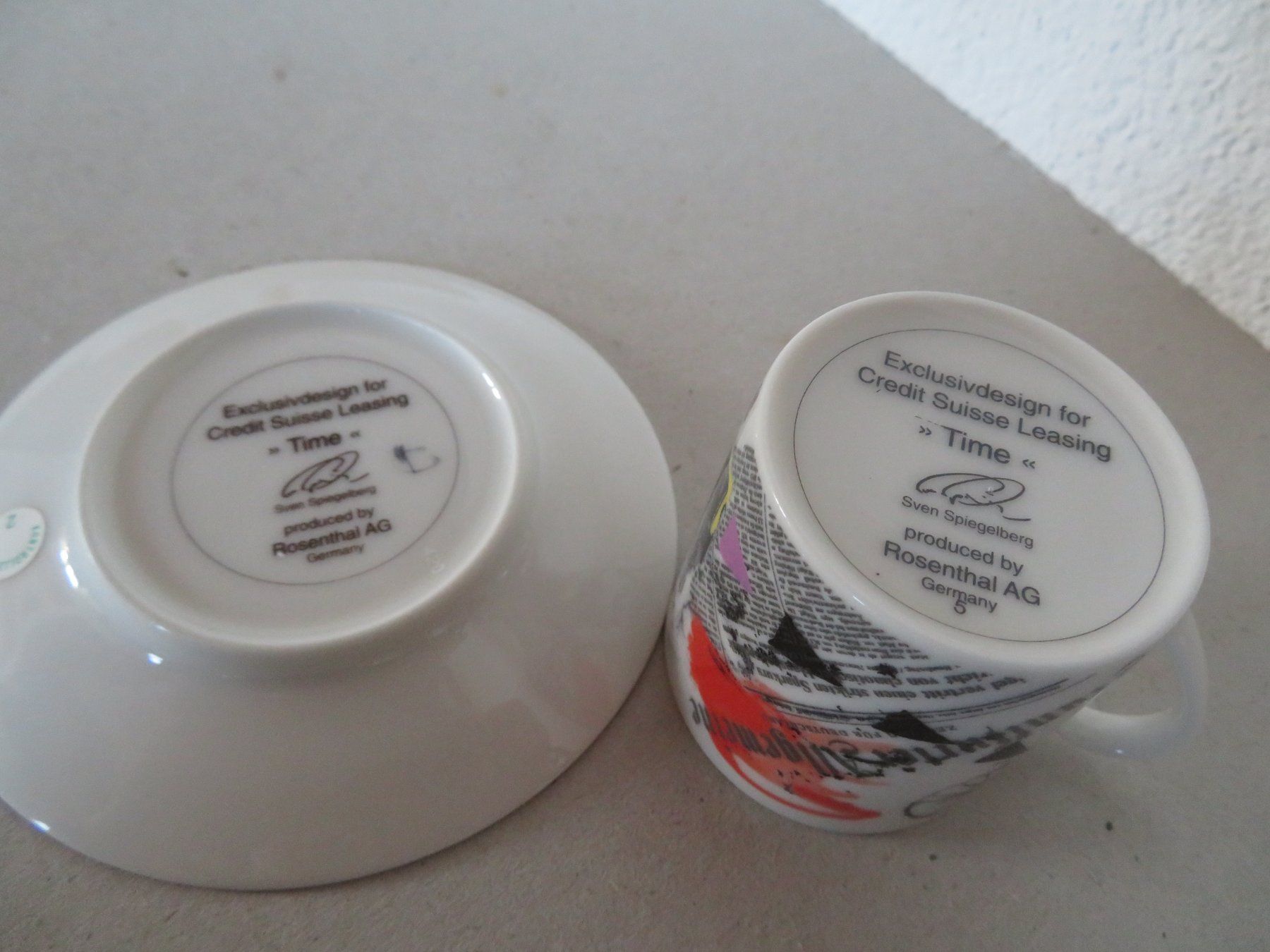 Rosenthal Tazze: Rosenthal Espressotasse, Credit Suisse – Nuovo (secondo la descrizione) da Barzheim venduto da purepop66 3