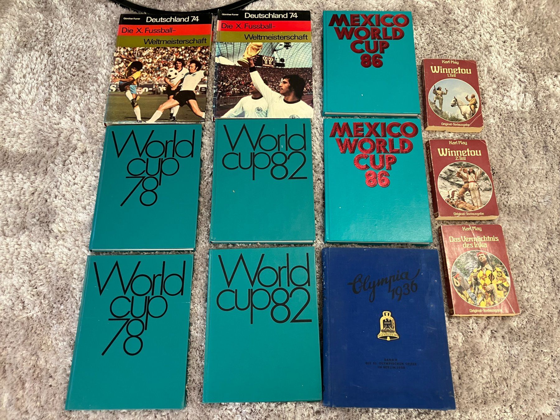 Libri: Bücher: 9 x Sport & 3x Winnetou – Usato da Horgen venduto da Silvio8810