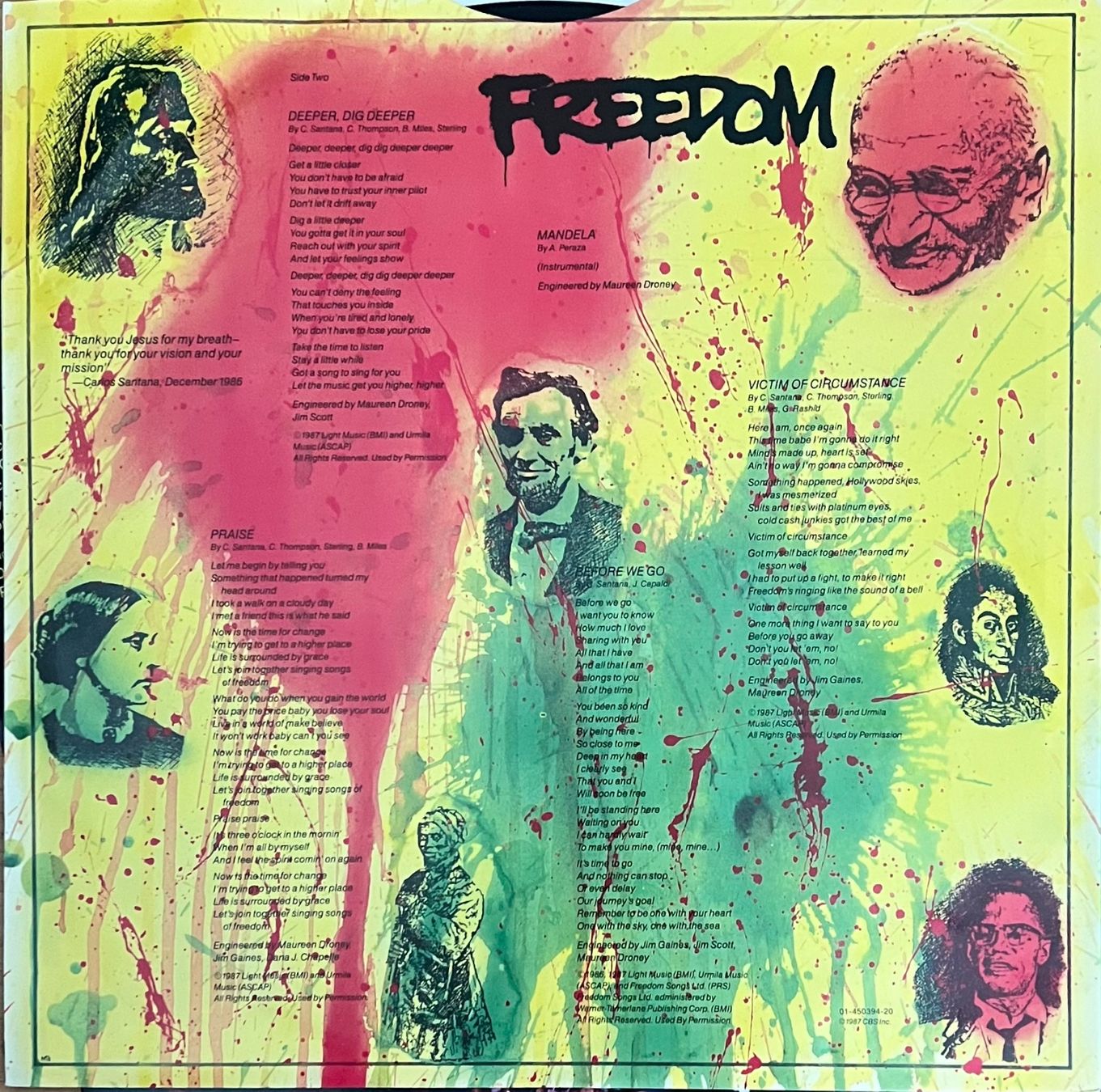 Dischi in vinile: SANTANA  -  FREEDOM    /   Vinyl - LP – Usato da Horw venduto da Belowzero0 2