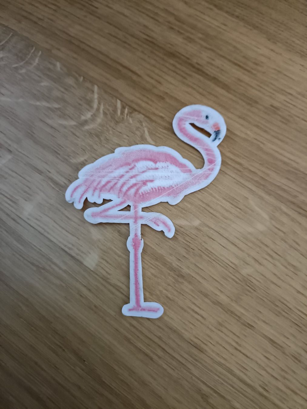 Placchette & Badge: Flamingo Patch Badge, Bügelbild, Aufnäher – Nuovo (secondo la descrizione) da Köniz venduto da Hit24 1