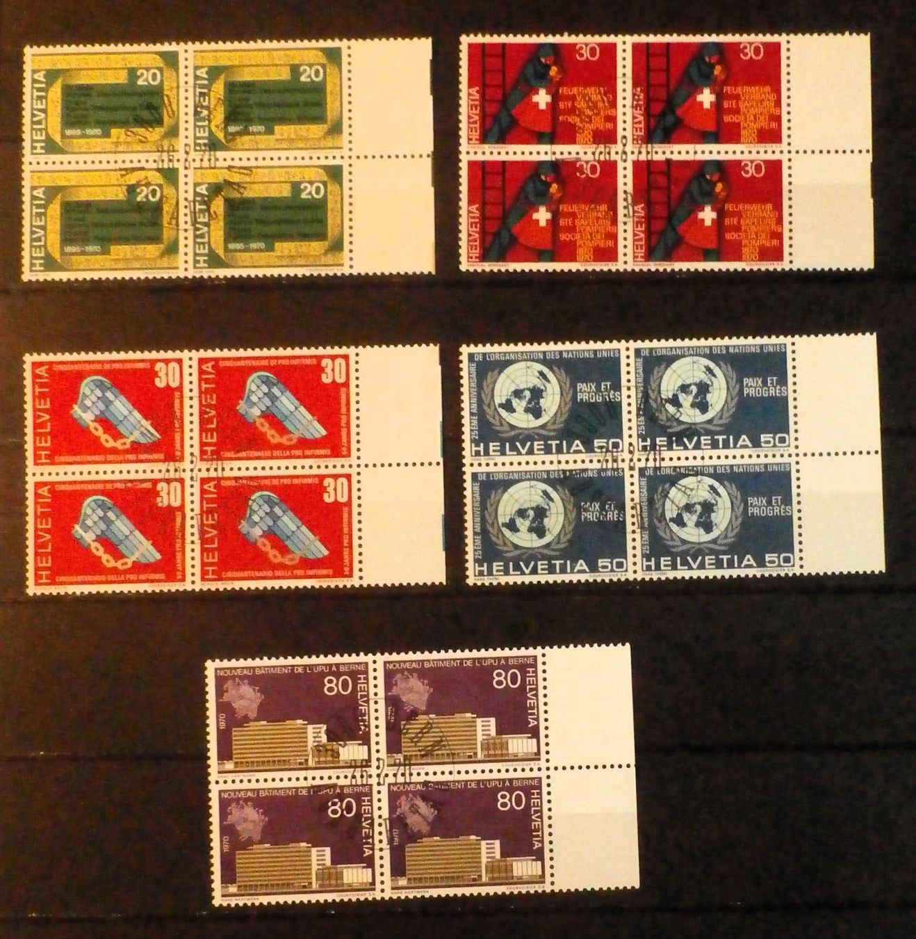 Tutti i francobolli: CH Werbemarken 1970 ET – Usato da Kehrsatz venduto da Bernherb2 1