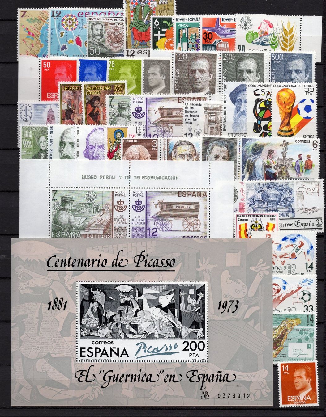 Tutti i francobolli: R5818  /  Espagne 1981-1982 neufs XX – Nuovo (secondo la descrizione) da Ste-Croix venduto da MONT-TAGNAC