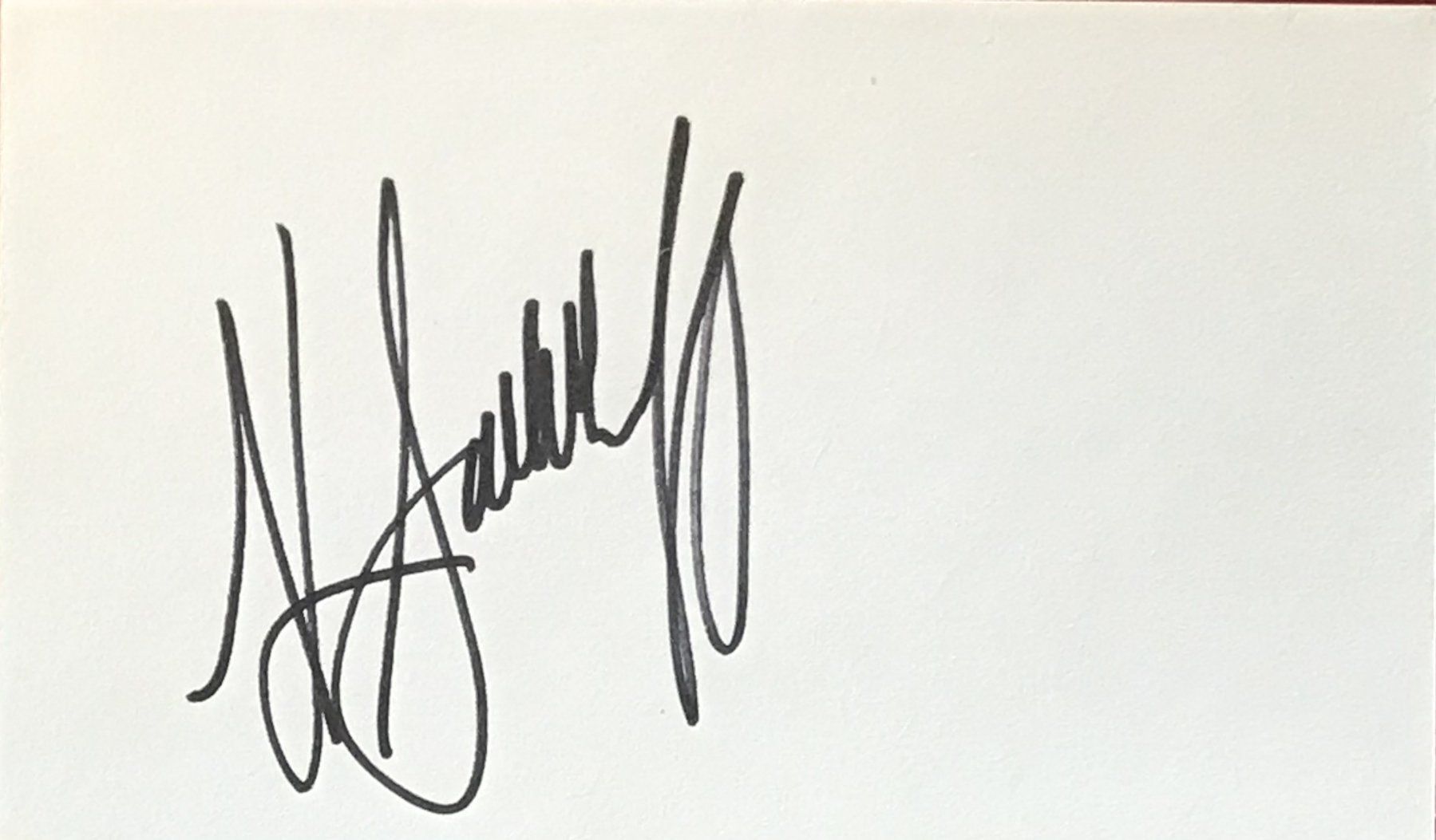 Autografi: Katee Sackhoff Autogramm Karte 8x13cm Battlestar Galactica – Usato da Bischofszell venduto da Gottselig