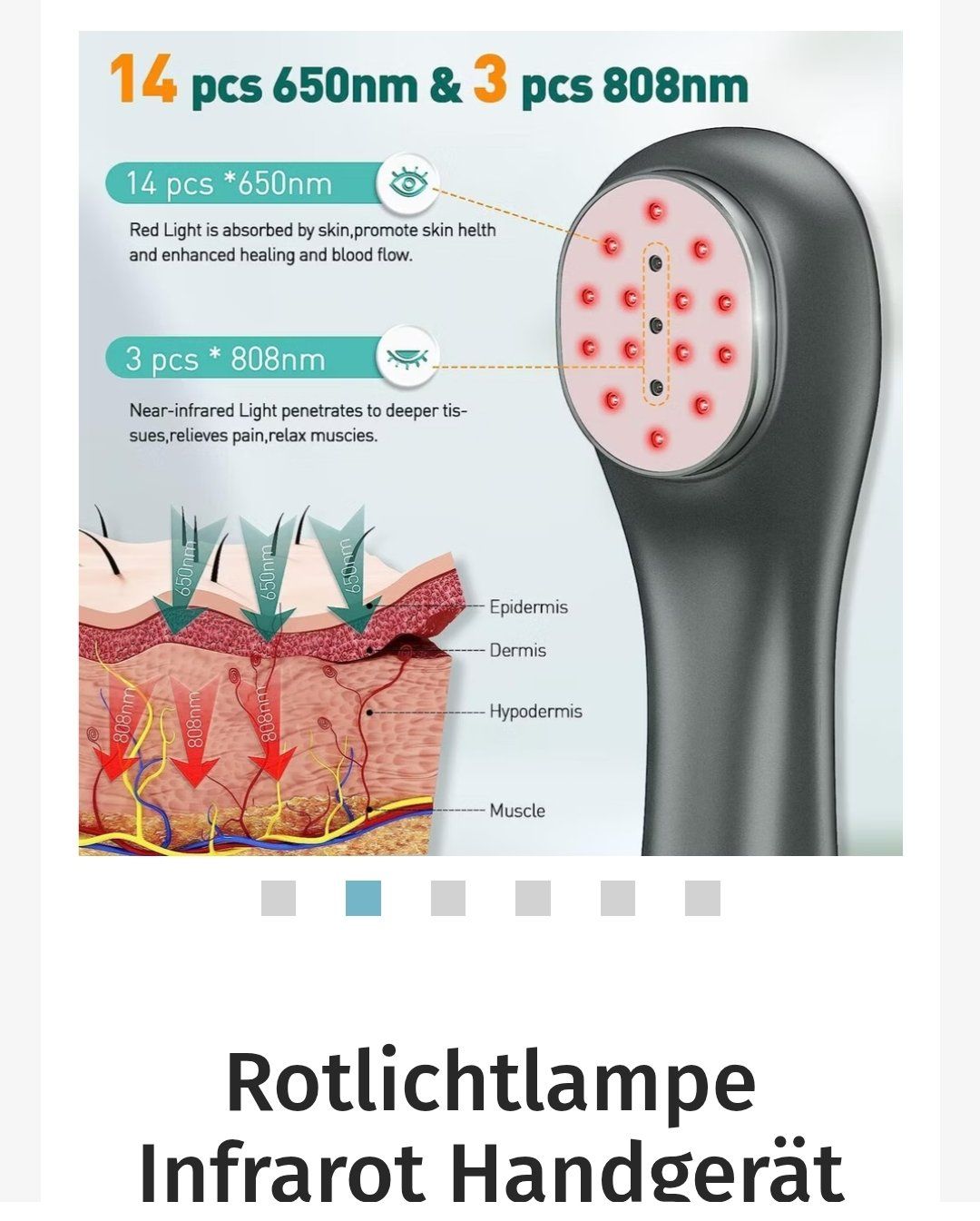 Attrezzature mediche: Infrarot-Lichttherapie – Nuovo (secondo la descrizione) da Schüpfen venduto da Orangeman 4
