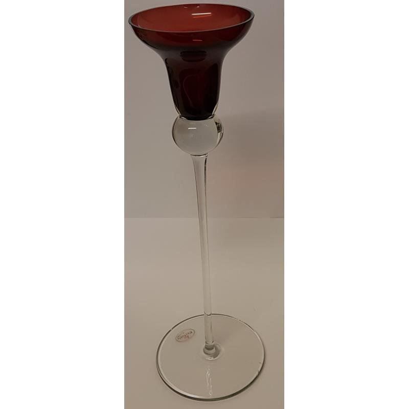 Portacandele: Kerzenständer Glas mit Stiel – Usato da Kaltbrunn venduto da Lexus3 1
