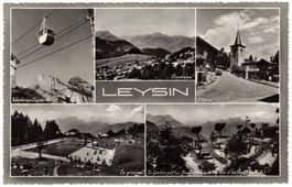 Leysin - 5 Bild AK