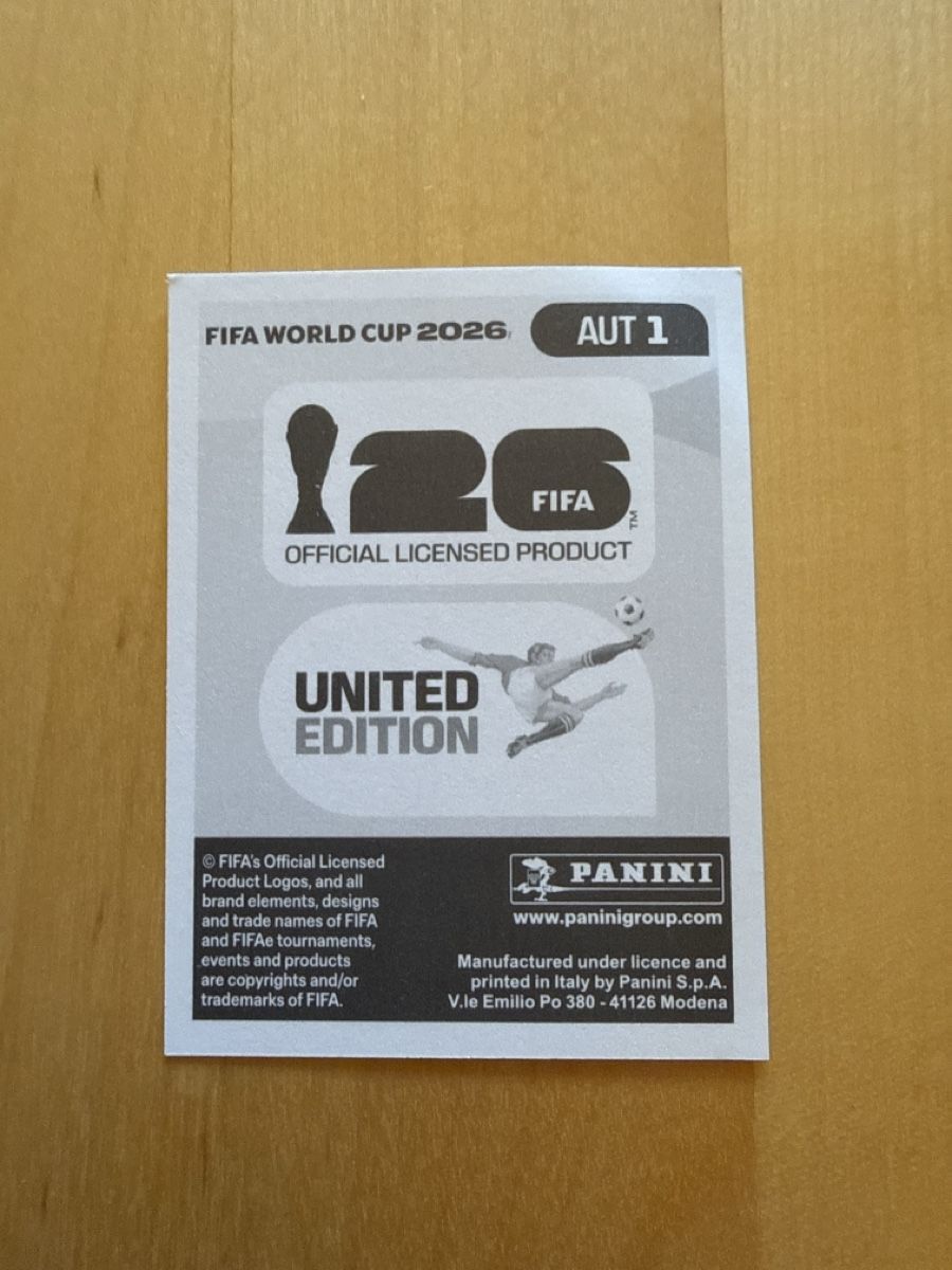 Panini Sammelbilder & Trading cards: WAPPEN PANINI WM 2026 – Neu (gemäss Beschreibung) aus Ulisbach von PET-030 1