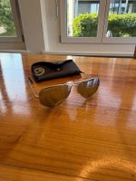 Sonnenbrille Ray-Ban Aviator silber gebraucht mit Etui