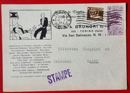 ITALIEN ITALIA CARTOLINA SAN ANTONIO 292 TORINO BASEL 1932