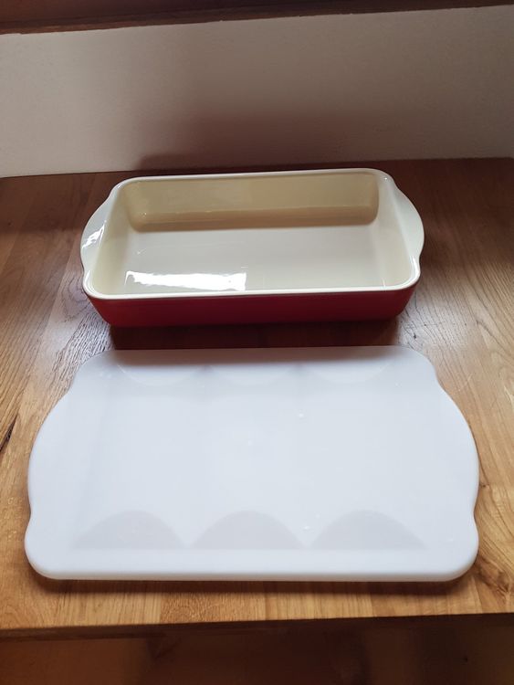 Wisenvoy Auflaufform Mit Deckel – Praktische Keramik-Form Für Ofen, Backen & Aufbewahren
