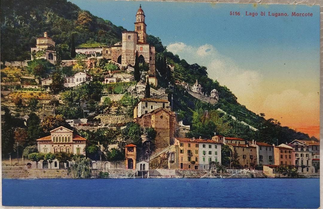 Cartes postales: MORCOTE -  Lago di Lugano – D'occasion à Delémont par Domdom1