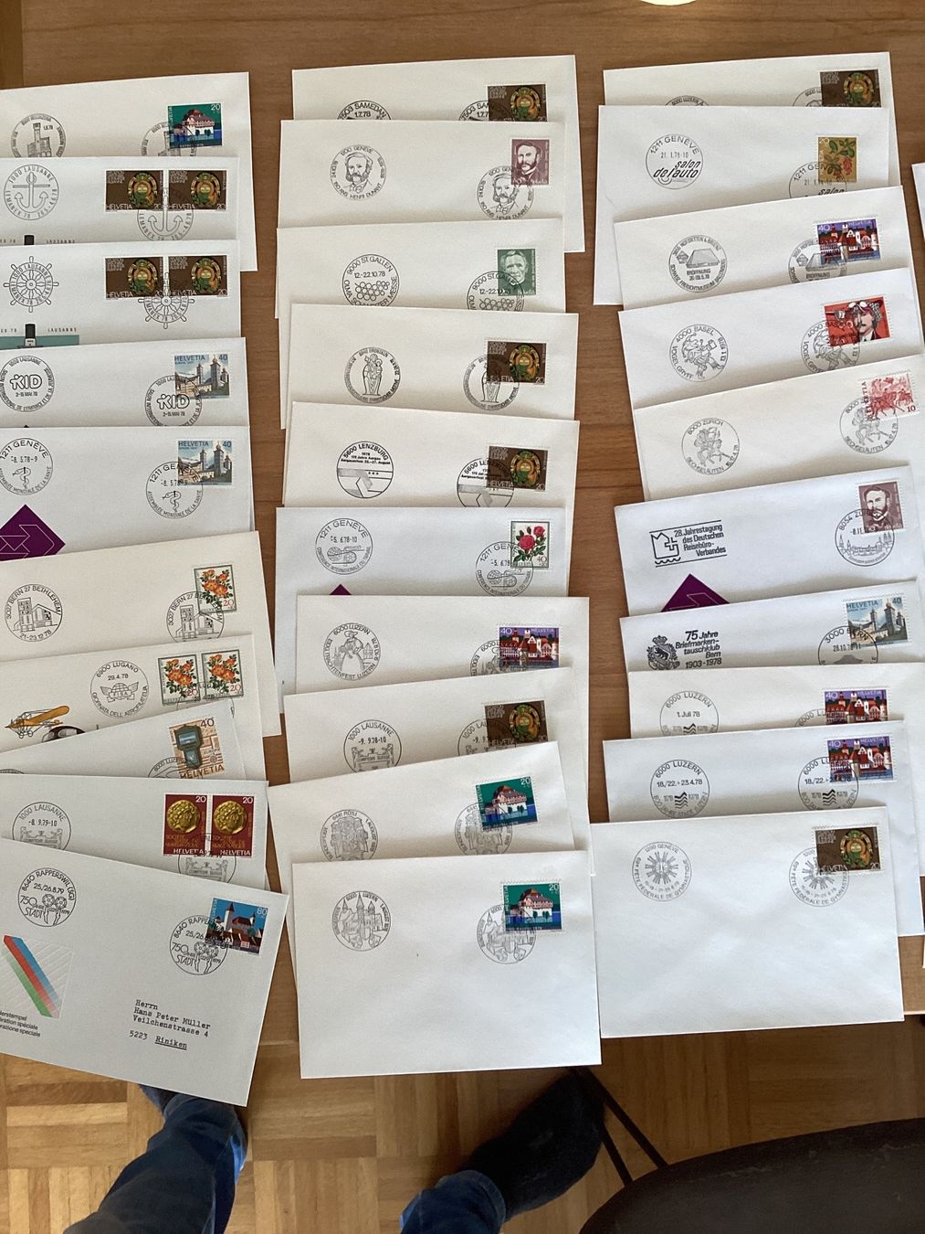Tutti i francobolli: sonderstempel briefmarke – Usato da Reinach BL venduto da andreas_mueller 2