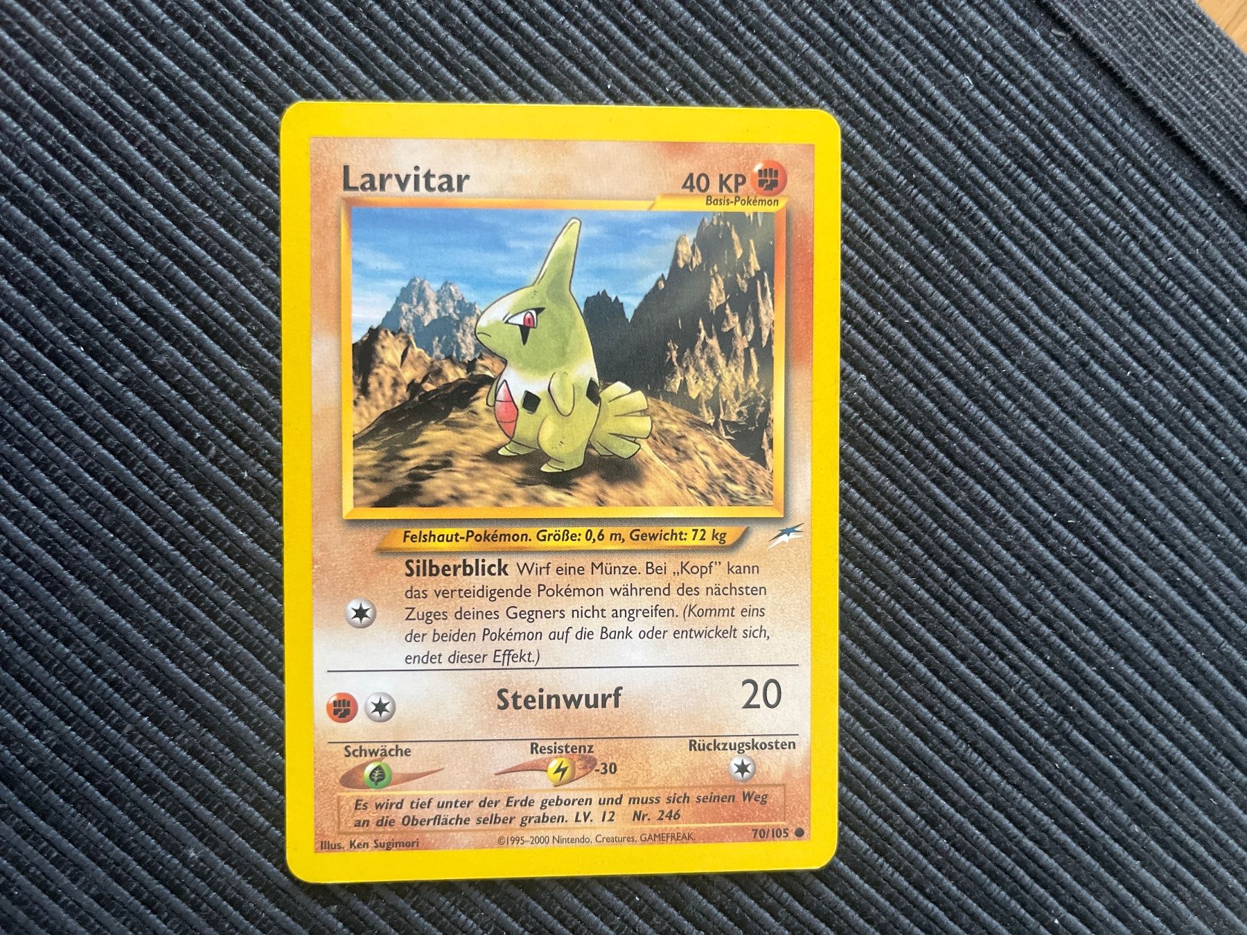Pokémon Carte collezionabili: Pokemon Larvitar Neo Destiny – Usato da Wabern venduto da Collectfun