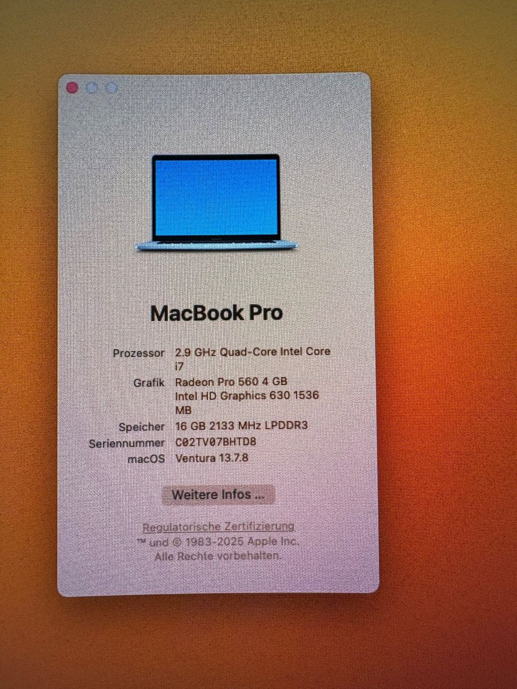 Apple Portables: MacBook Pro 15 – Défectueux à Adliswil par Busys 1