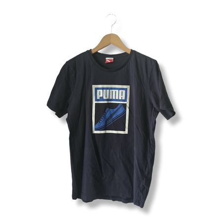 T-shirt Puma bleu marine graphique taille M