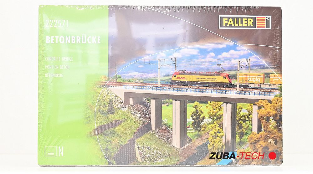 Faller 222571 Betonbrücke Spur N/1:160 mit OVP (Neu (gemäss ...